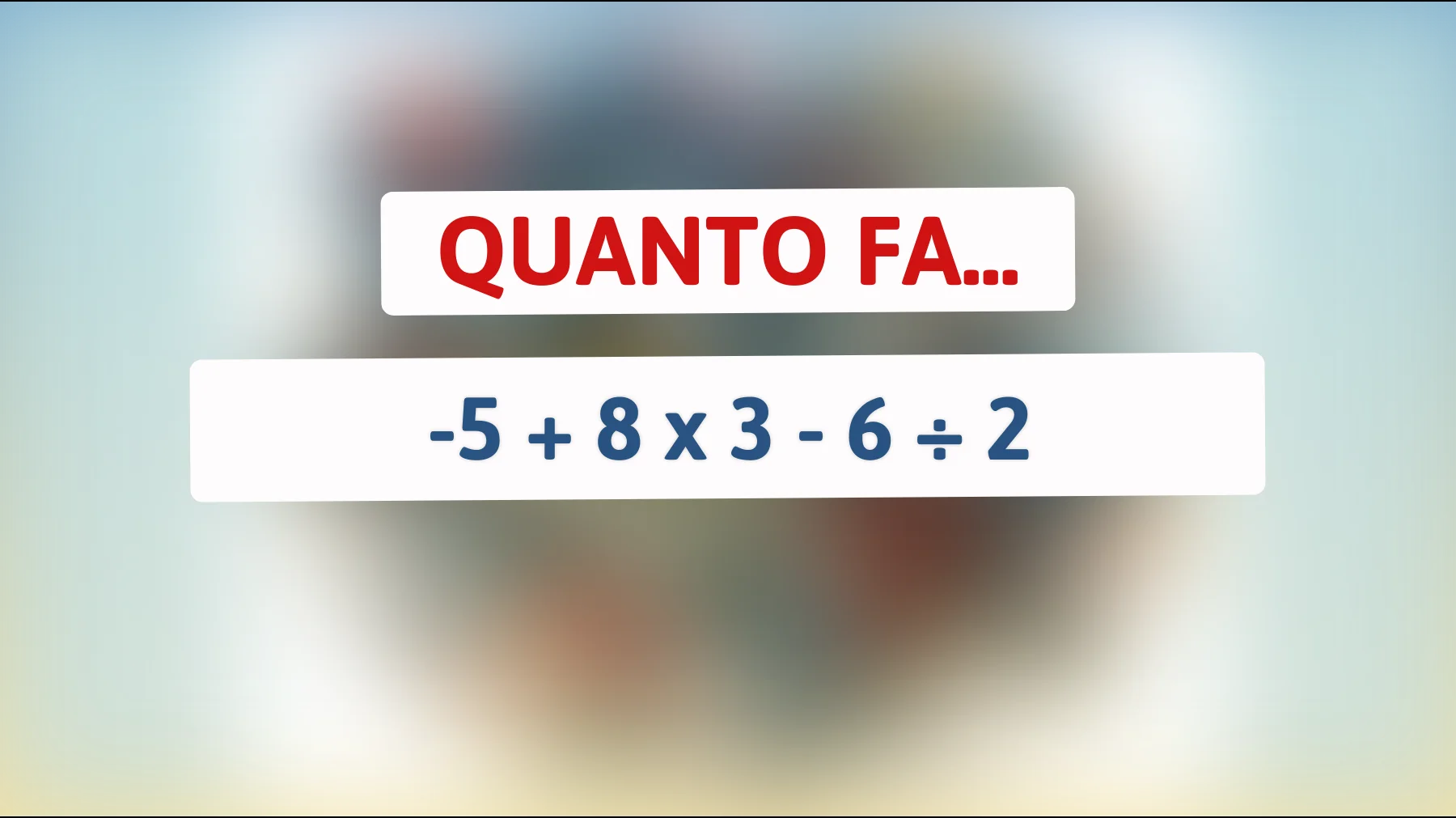 "Sfida il tuo cervello: riesci a risolvere questo indovinello matematico che solo i geni riescono a decifrare?""