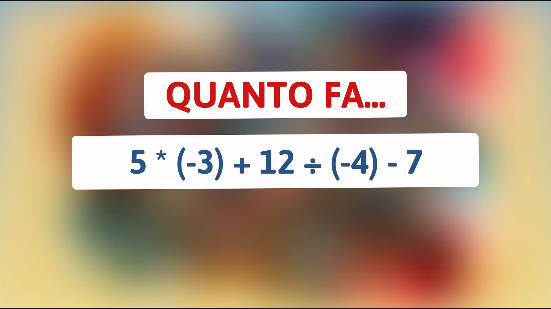 "Svelato il rompicapo matematico che solo i veri geni riescono a risolvere: riesci a farlo anche tu?""