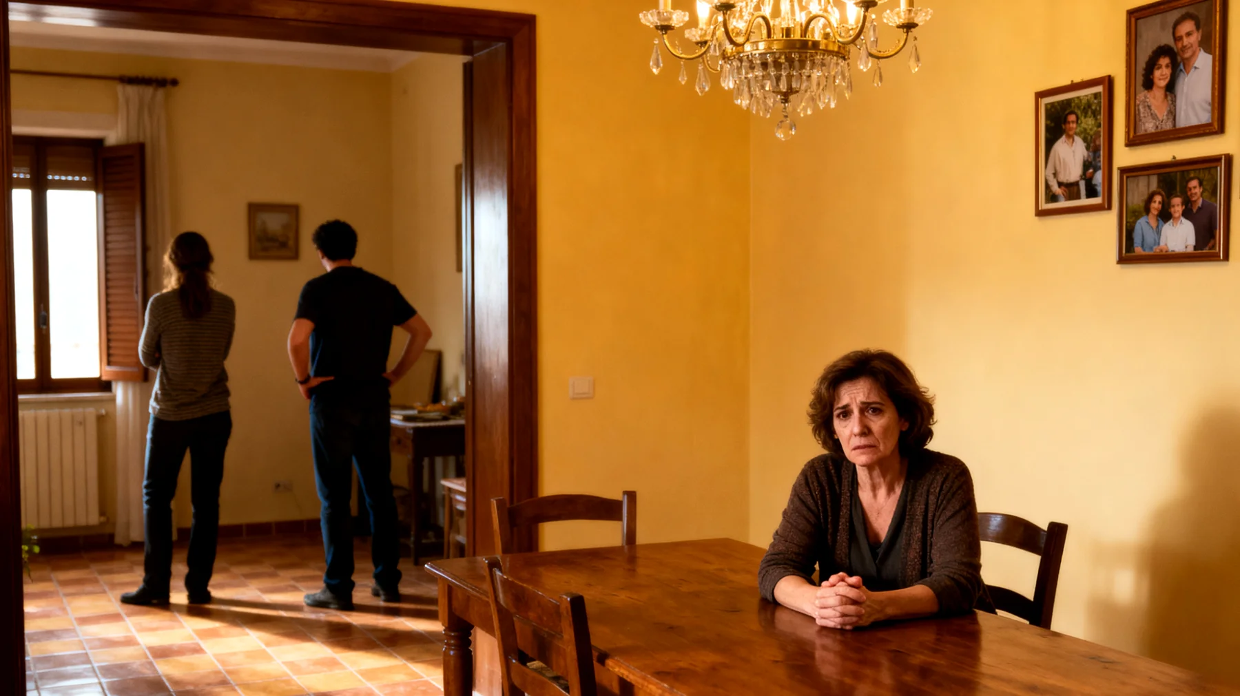 Una mamma fatica a comprendere e accettare le scelte di vita, i valori e lo stile di vita dei suoi figli giovani adulti, creando tensioni e incomprensioni dovute al divario generazionale tra il suo modo di vedere il mondo e quello dei figli ormai indipendenti."