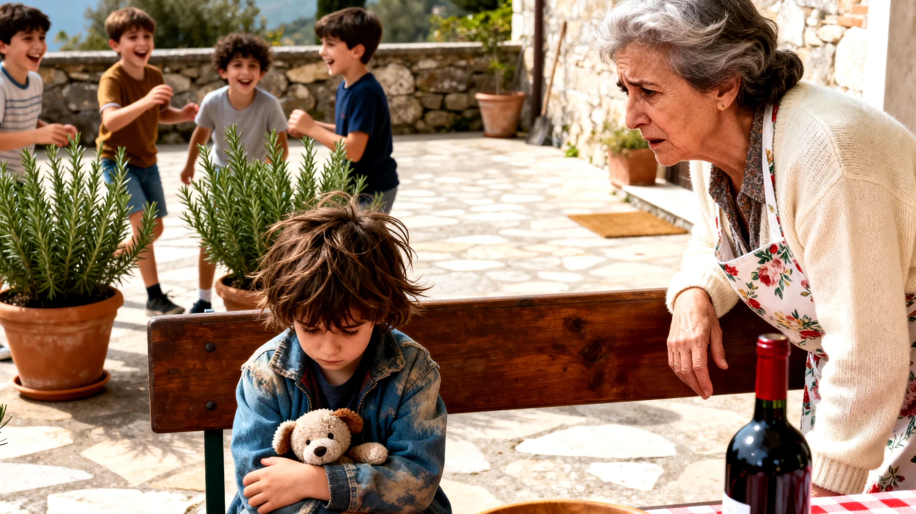 Una nonna si preoccupa perché i suoi nipoti bambini mostrano eccessiva timidezza e tendono a isolarsi socialmente, evitando il contatto con altri coetanei durante le attività ricreative e familiari"