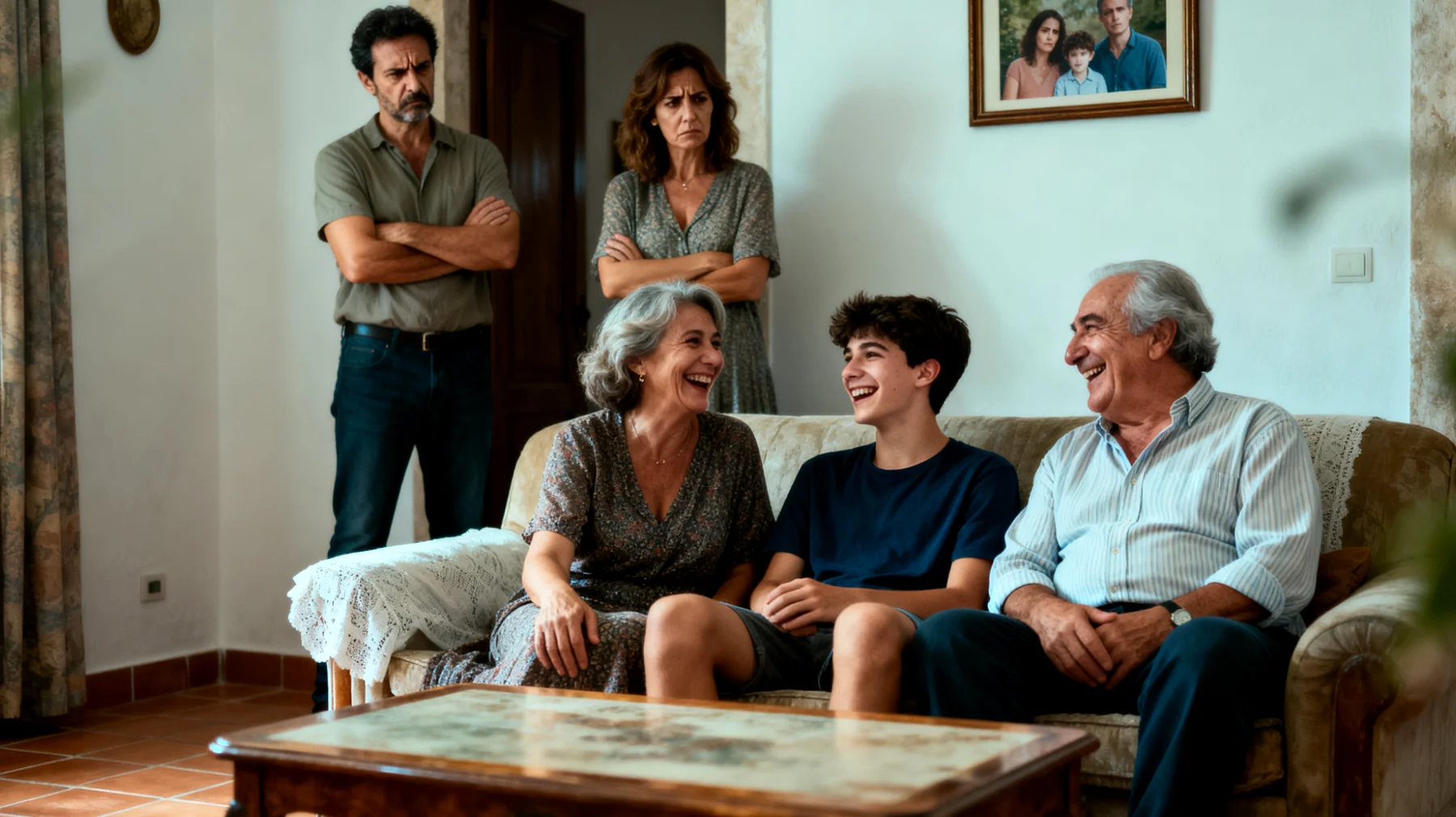 I nonni che concedono troppa libertà agli adolescenti, permettendo comportamenti che i genitori non approvano, creando conflitti intergenerazionali e confusione educativa nei ragazzi"