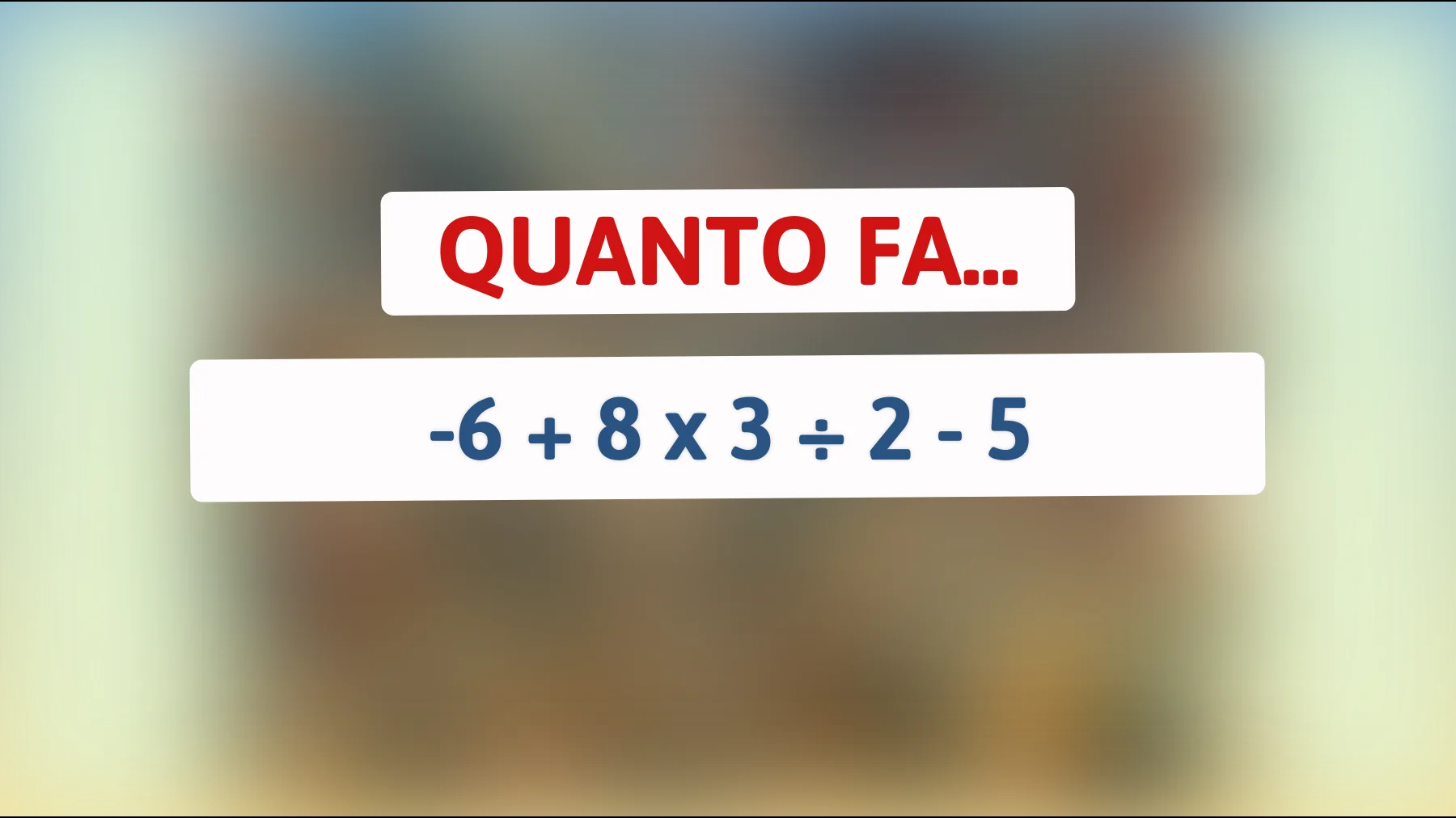Solo l'1% riesce a risolvere questo enigma matematico: scopri se sei un vero genio!"