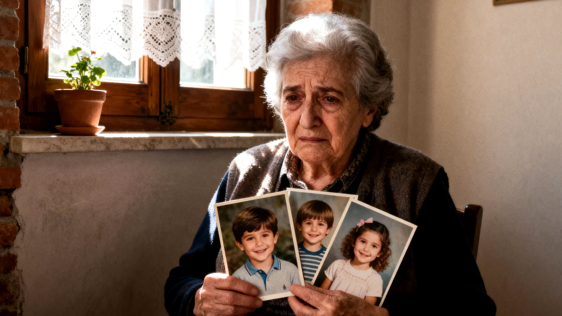 Nonna che teme di perdere il legame affettivo con i nipoti bambini a causa della distanza, degli impegni dei genitori o del naturale crescere dei piccoli"