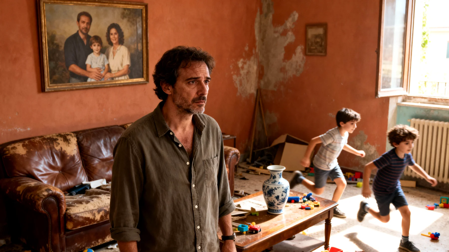 Il papà fatica a stabilire regole e limiti con i bambini per paura di essere visto come severo o di perdere il loro affetto, creando confusione educativa e comportamenti capricciosi"