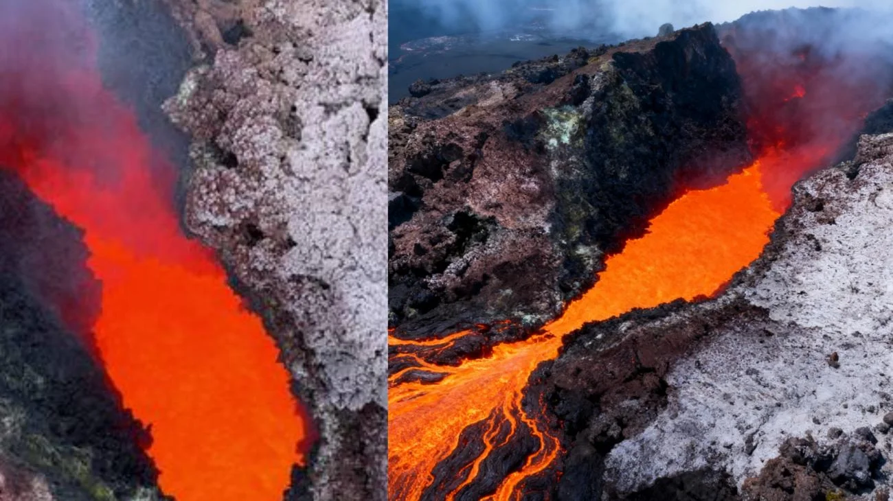 Una delle cose più spettacolari che io abbia mai visto sull'Etna nella mia vita 🤩 . 🌐 guidevulcanologicheetna.it . #etna #sicily #nature #volcano #nature"